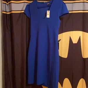 Express blue dress